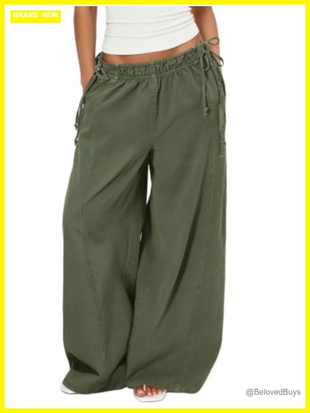 Low Rise Wide Leg Palazzo Pants for Women Beach Summer Outfits